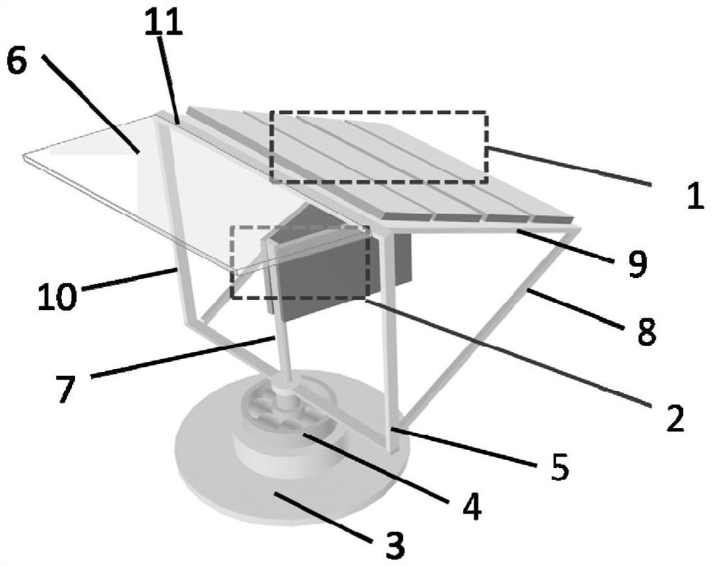 A wind and rain energy harvesting device based on triboelectric nanogenerator