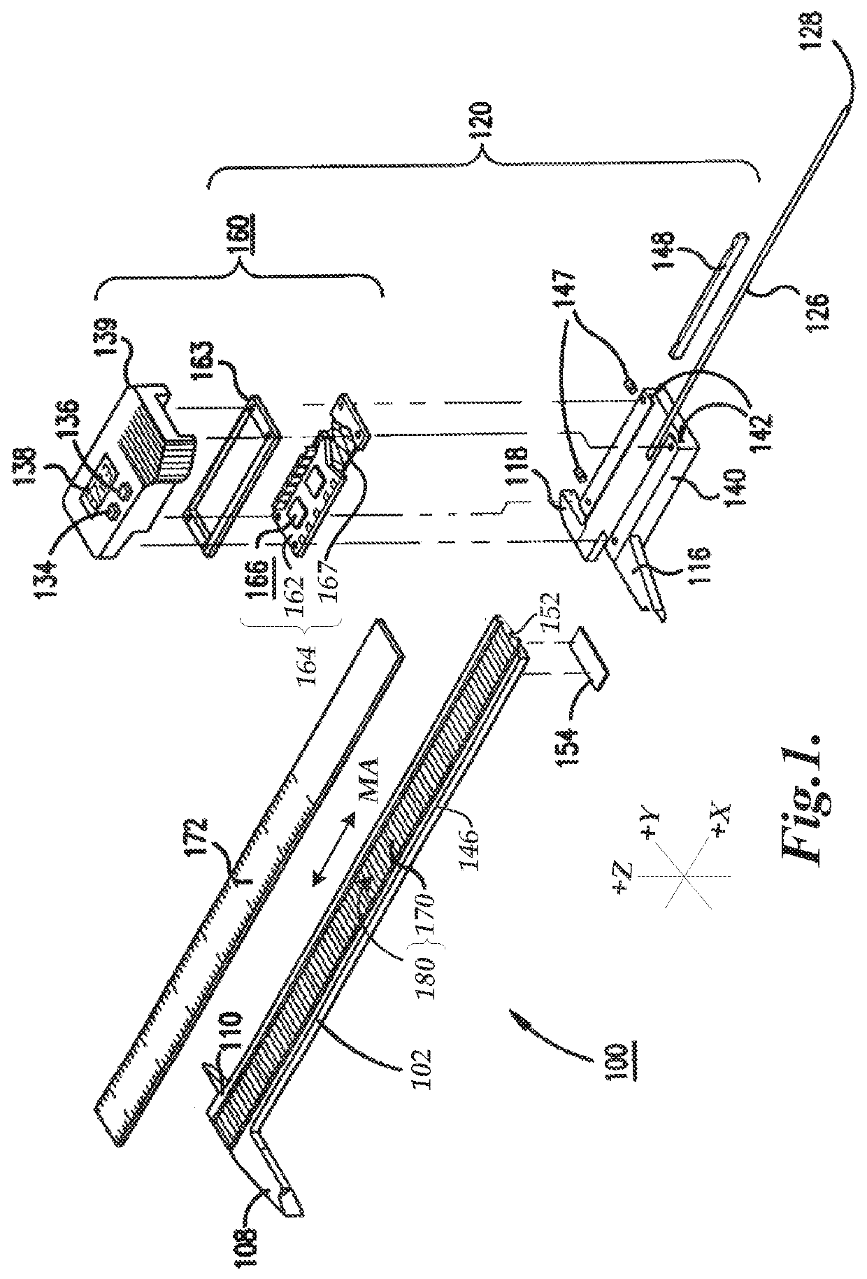 Winding and scale configuration for inductive position encoder