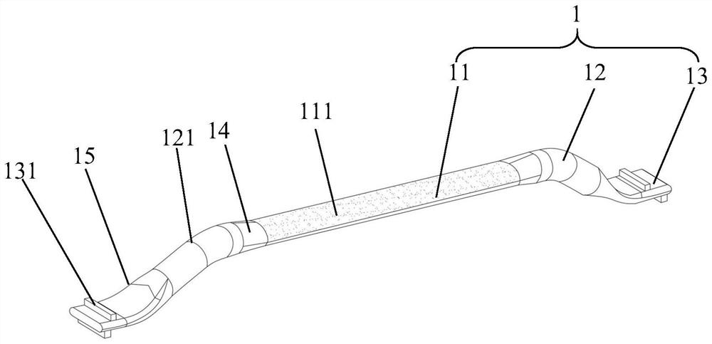 Variable-cross-section multi-anchoring-section special steel fiber structure