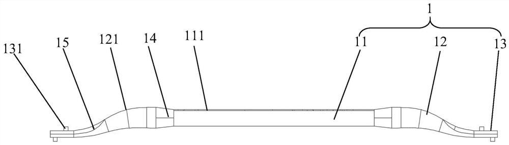 Variable-cross-section multi-anchoring-section special steel fiber structure