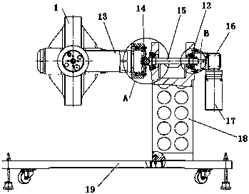 Rack base assembly of end cover welding equipment