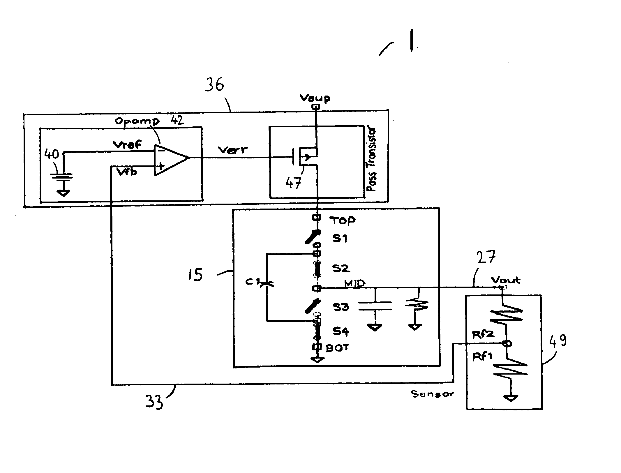 Digital loop for regulating DC/DC converter with segmented switching