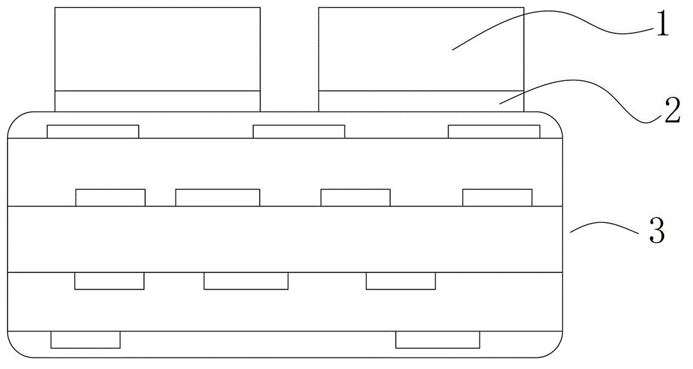 Circuit board with large current module and manufacturing method for circuit board