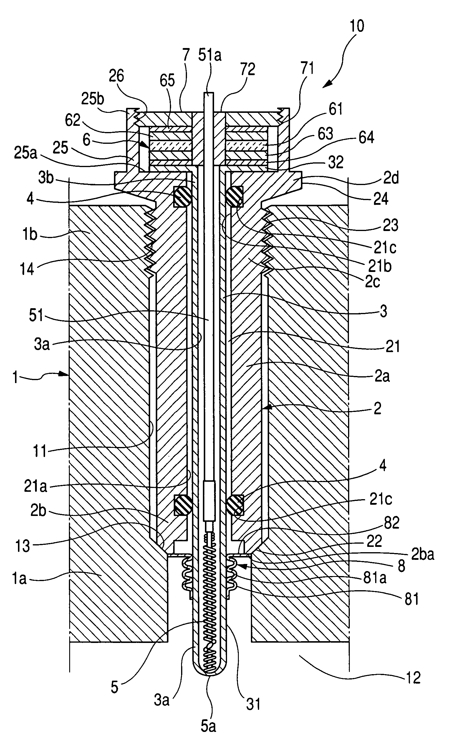 Combustion pressure sensor