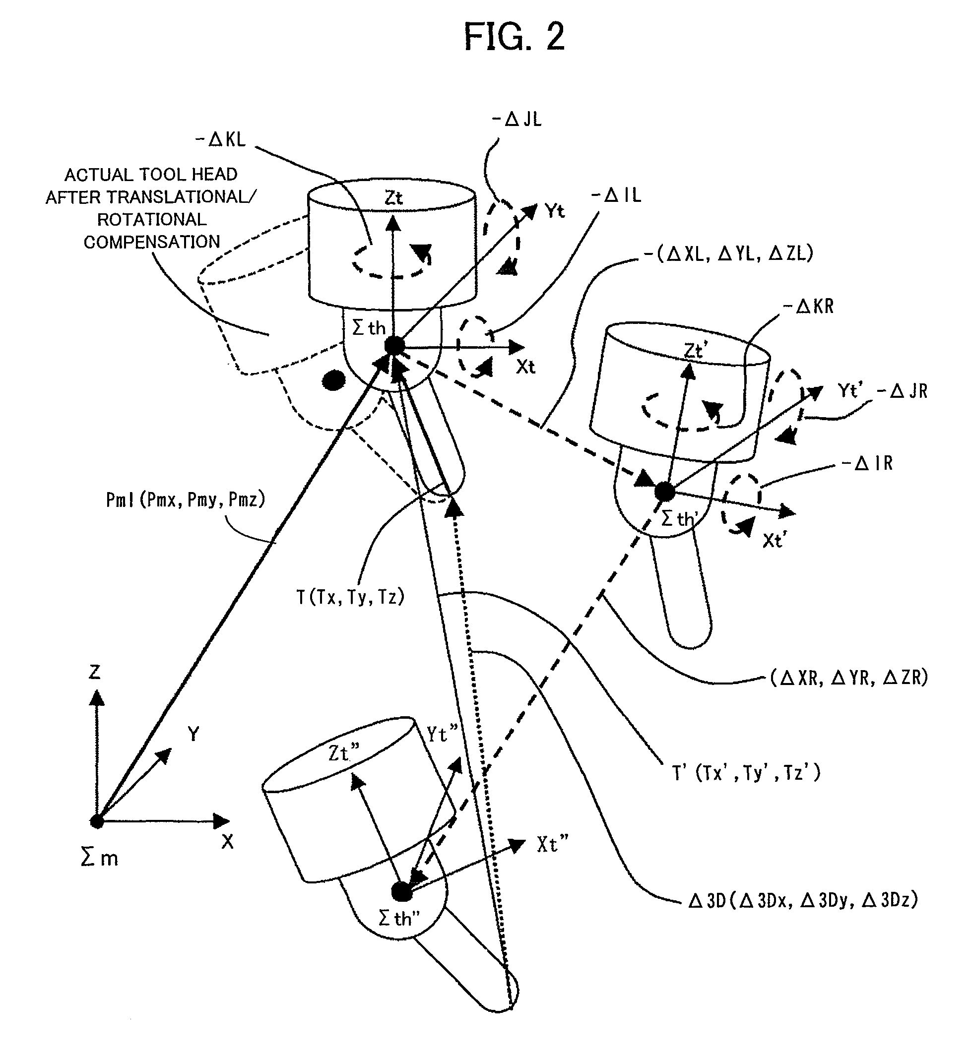 Numerical controller for controlling a five-axis machining apparatus