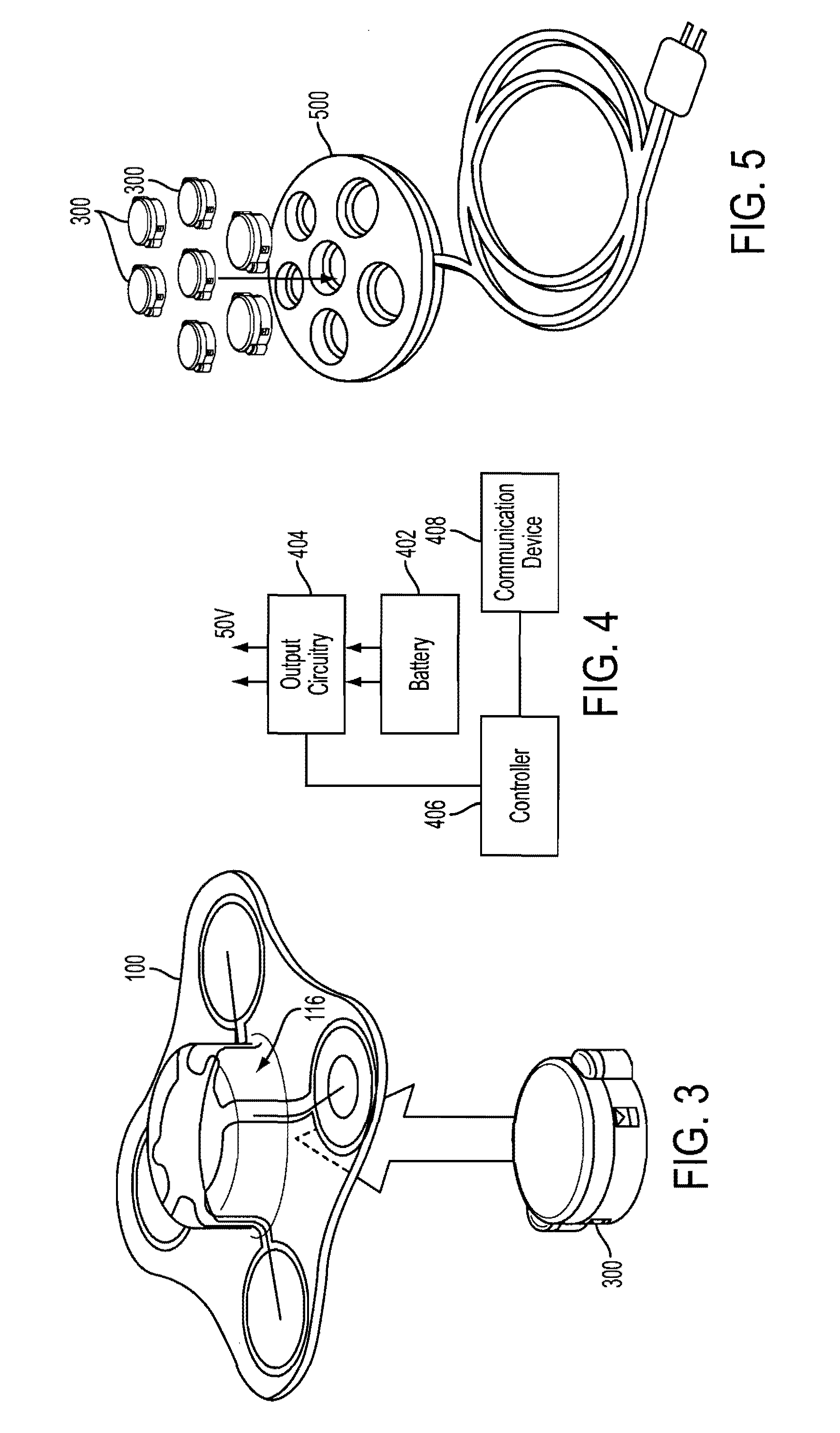 Cutaneous field stimulation with disposable and rechargeable components