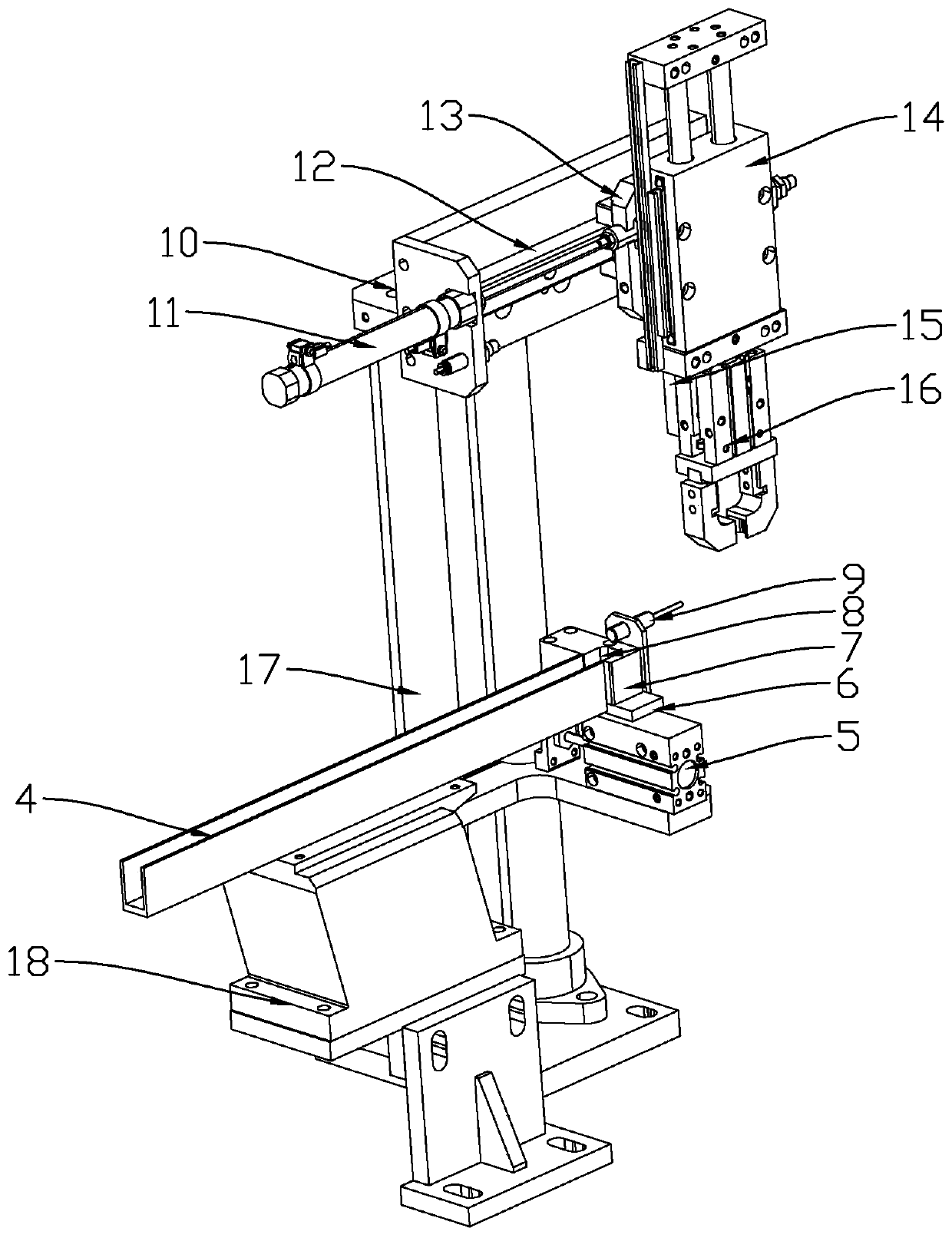 Automatic assembling equipment for valve body assembly of reading valve