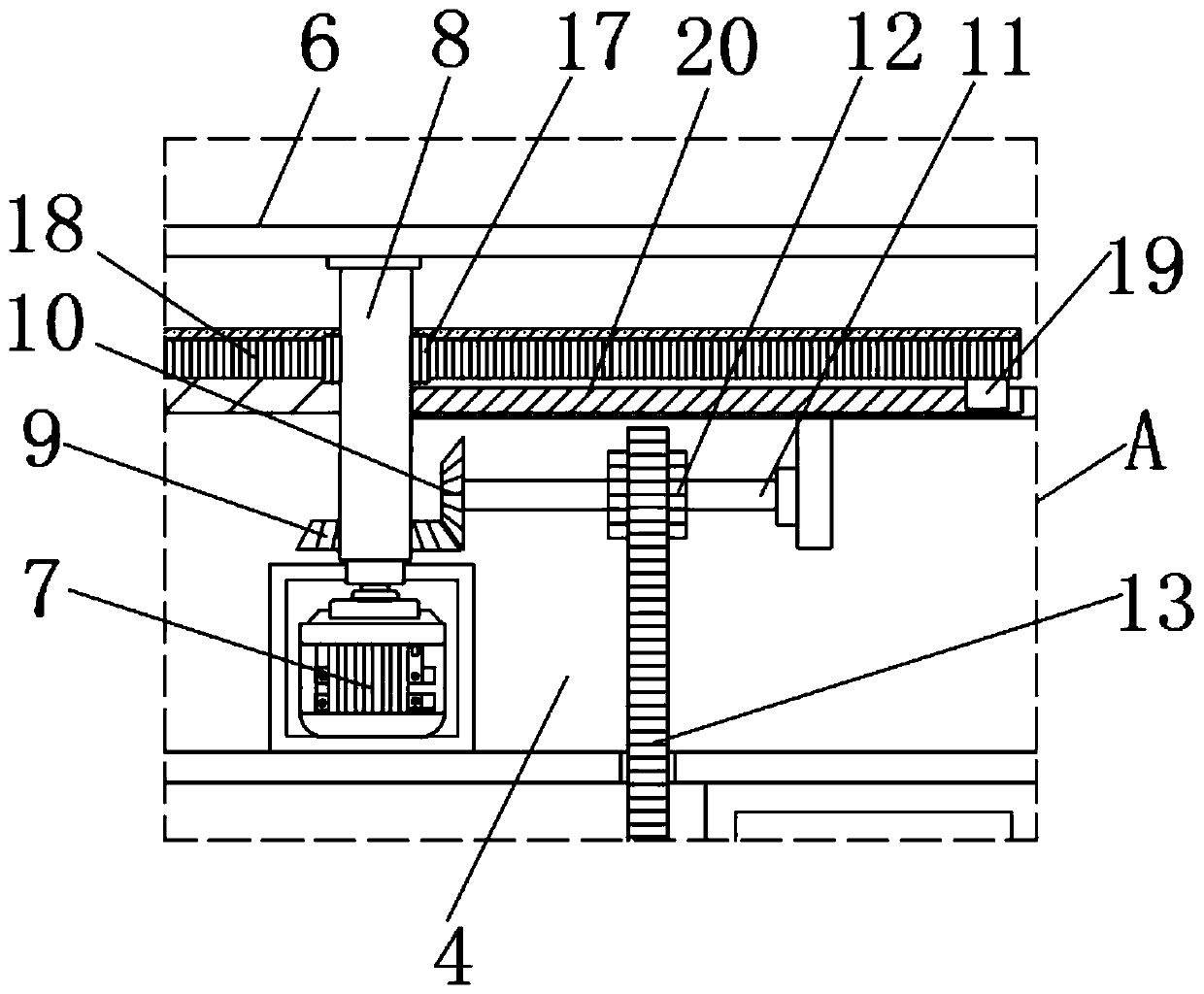 Device for snapshotting red light running action of pedestrian