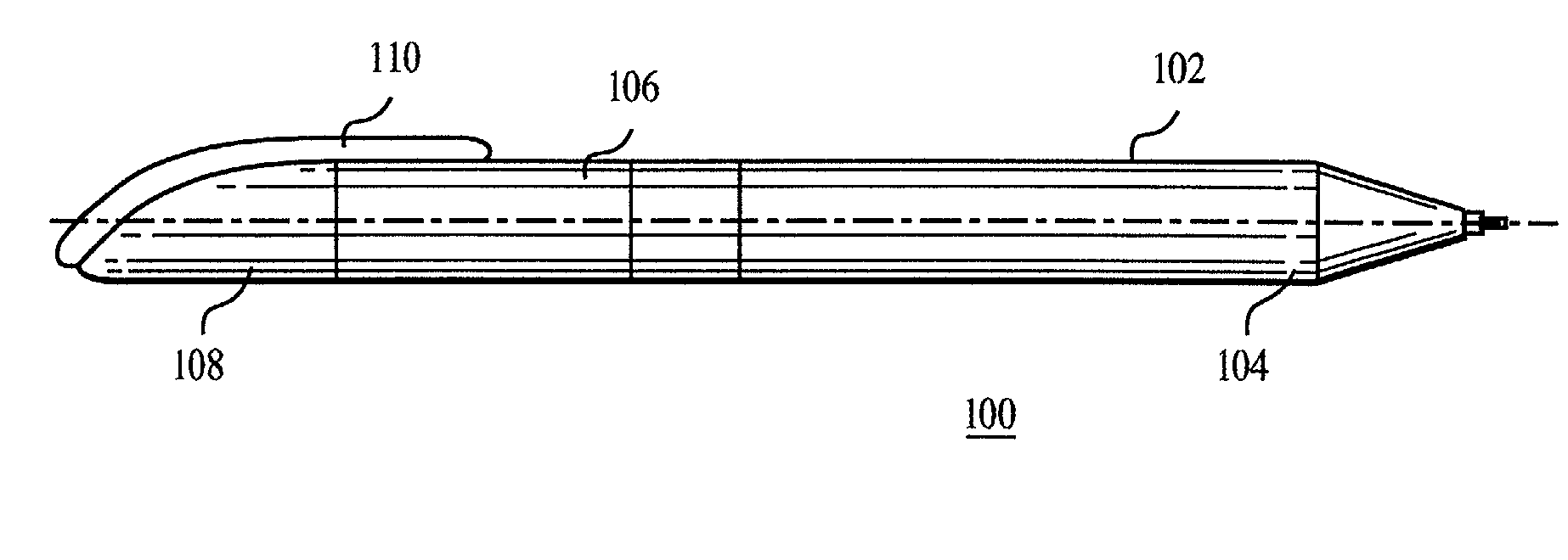 Novelty devices with flashing light feature