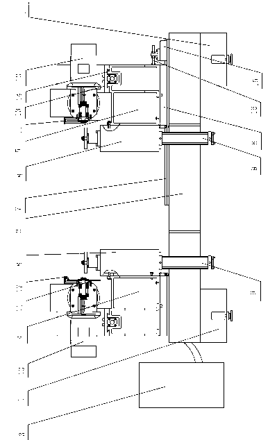 Dual-station cutting machine tool