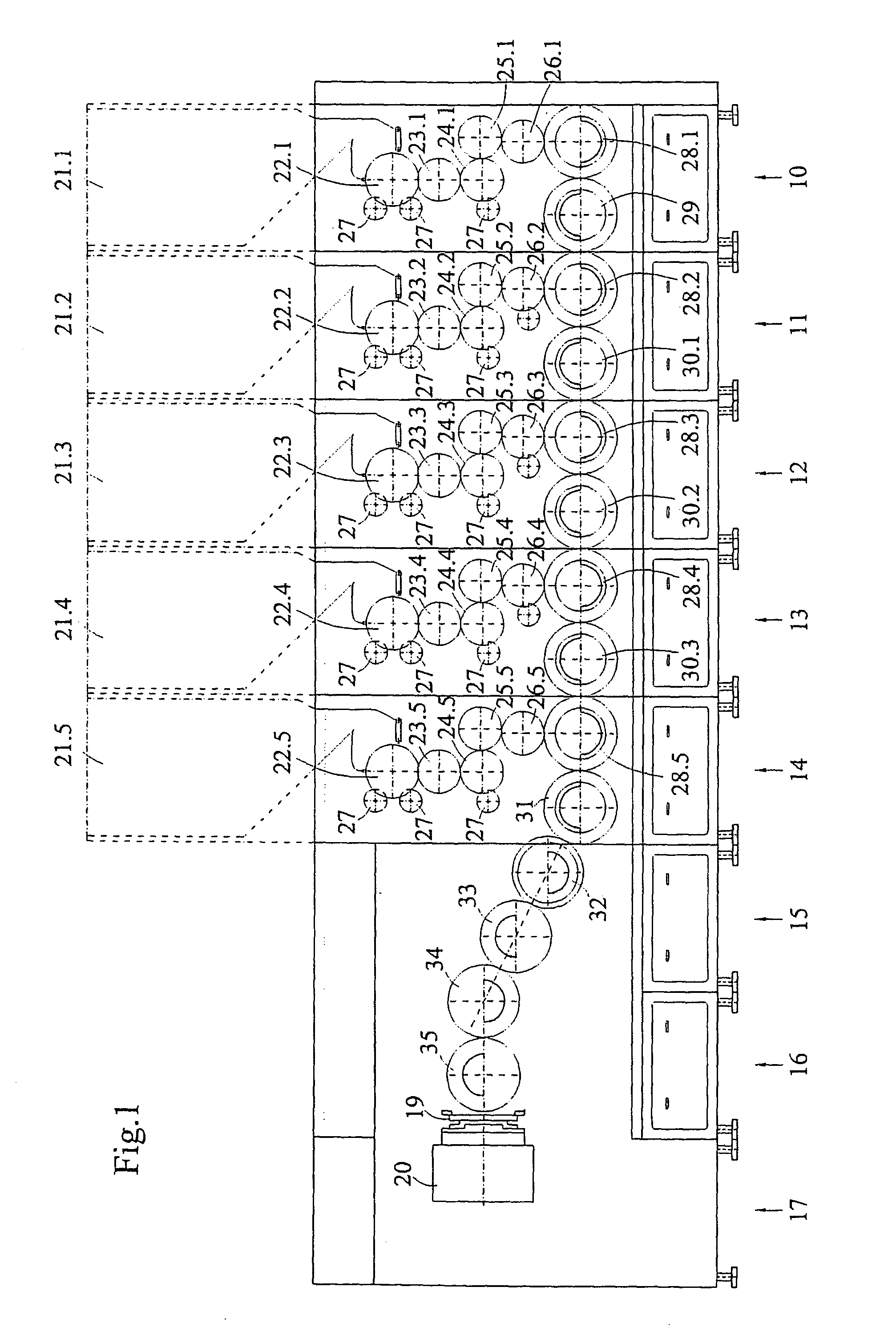 Process and device for assembling groups of filter segments