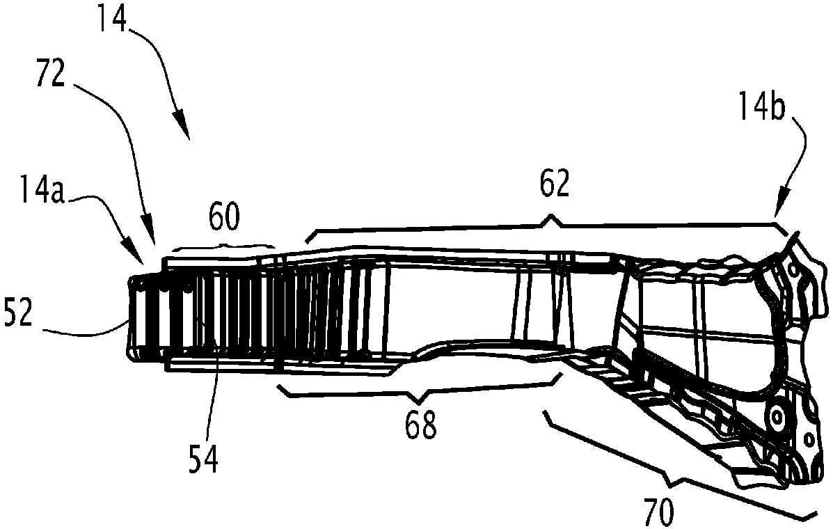 Vehicle front body structure and method for manufacturing thereof