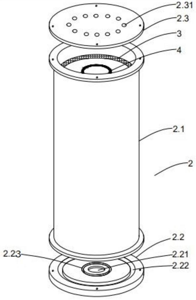 A kind of electrolytic column for electrolytic decontamination of nickel plating solution, electrolytic decontamination device and decontamination method