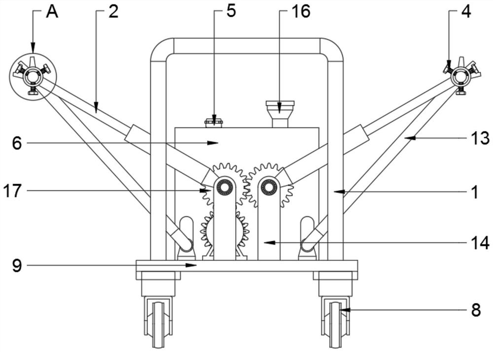 Fertilizing equipment for agricultural planting