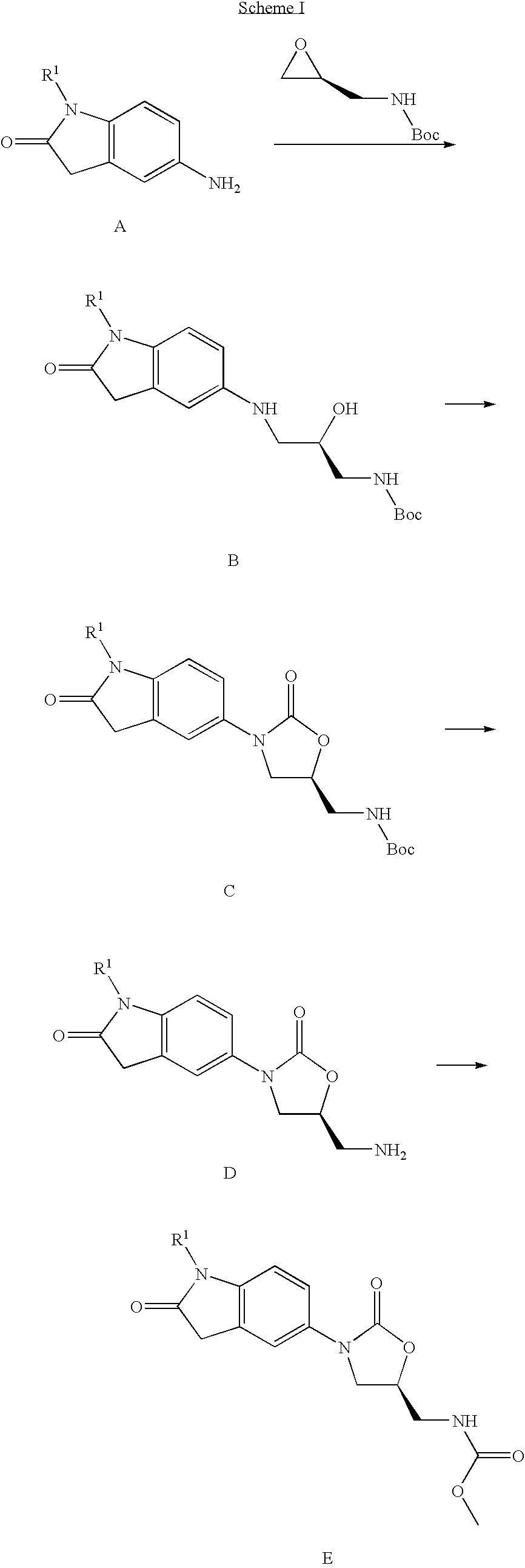 Oxindole oxazolidinone as antibacterial agent