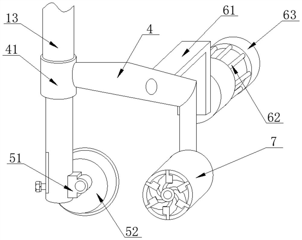 Automatic film mulching equipment for potato planting for smart agriculture