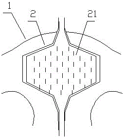 Internal combustion engine tail gas utilization heat energy power system based on honeycomb cavity gasification