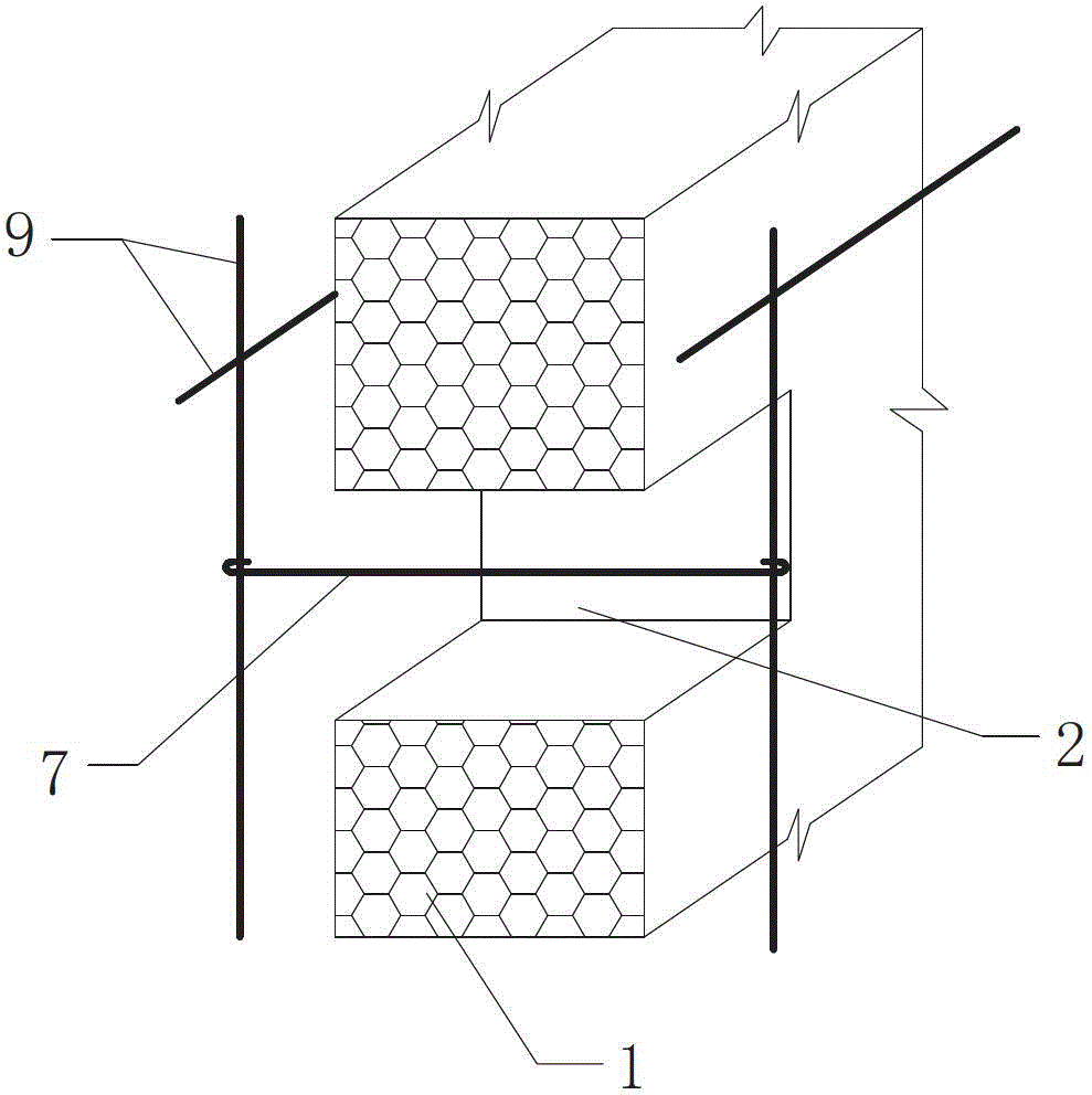 Cast-in-situ heat preservation and heat isolation beam, column or shear wall and construction method thereof