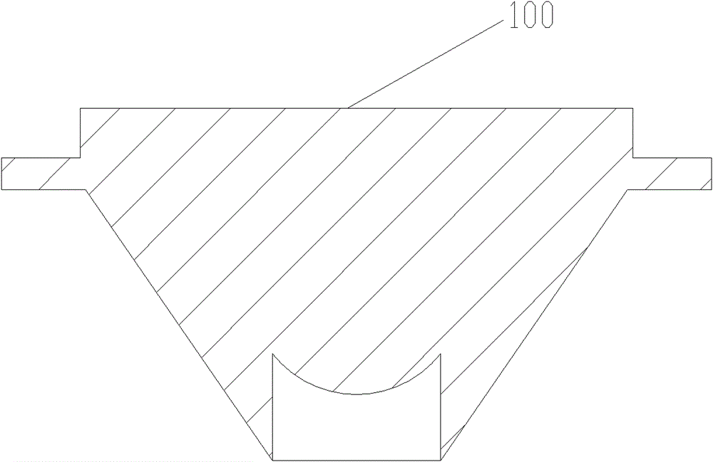 Floodlight total-reflection lens and LED (Light Emitting Diode) lamp using lens