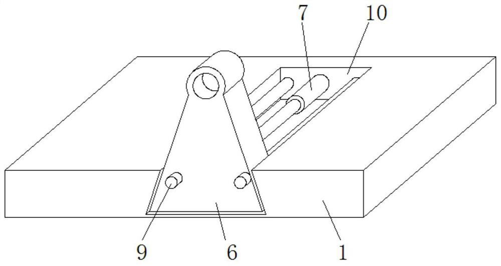 Floor tile paving device capable of reducing hollowing and for building construction