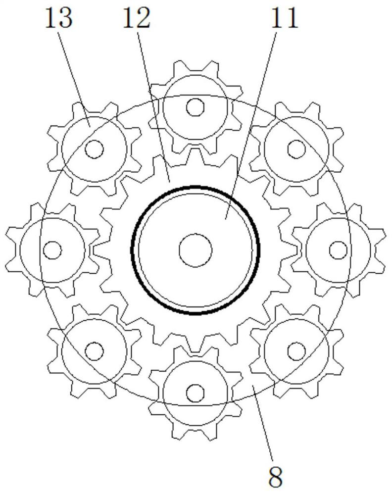 Floor tile paving device capable of reducing hollowing and for building construction