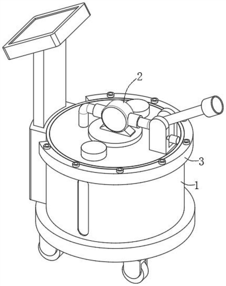 Intelligent disinfection robot capable of realizing switching function between disinfection and humidification