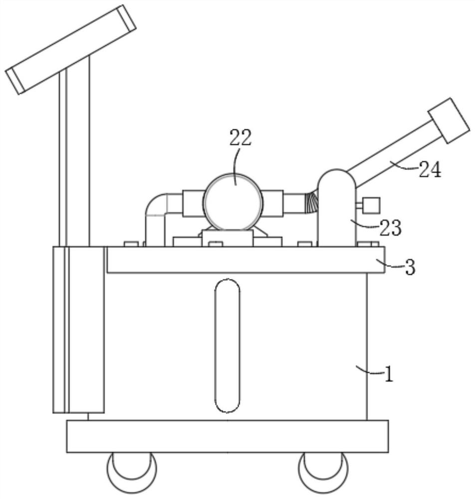 Intelligent disinfection robot capable of realizing switching function between disinfection and humidification