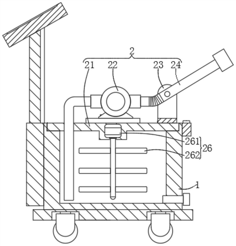 Intelligent disinfection robot capable of realizing switching function between disinfection and humidification