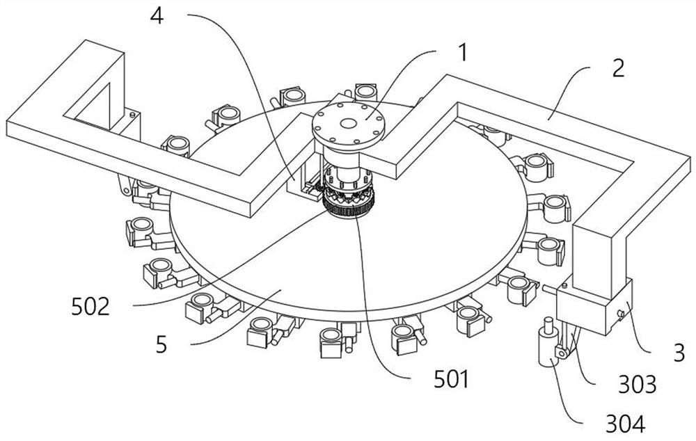 Parts disc wheel tool changer for hardware parts processing