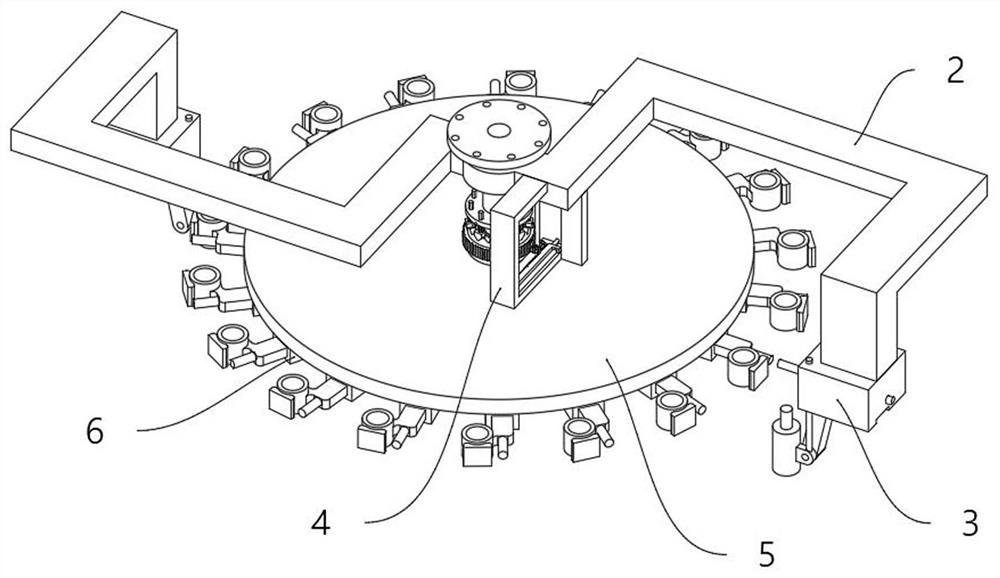 Parts disc wheel tool changer for hardware parts processing