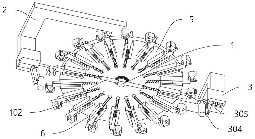 Parts disc wheel tool changer for hardware parts processing