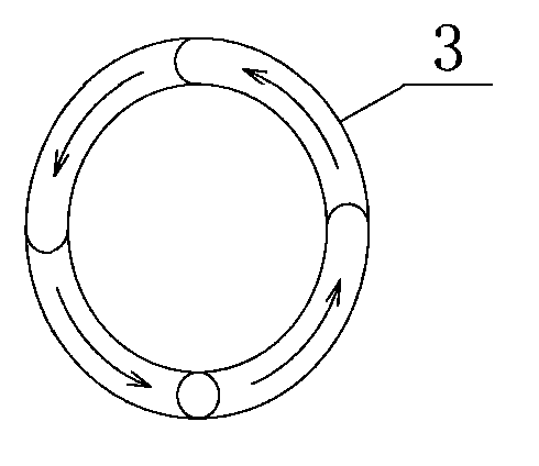 Prepressing type water uniform-distribution device