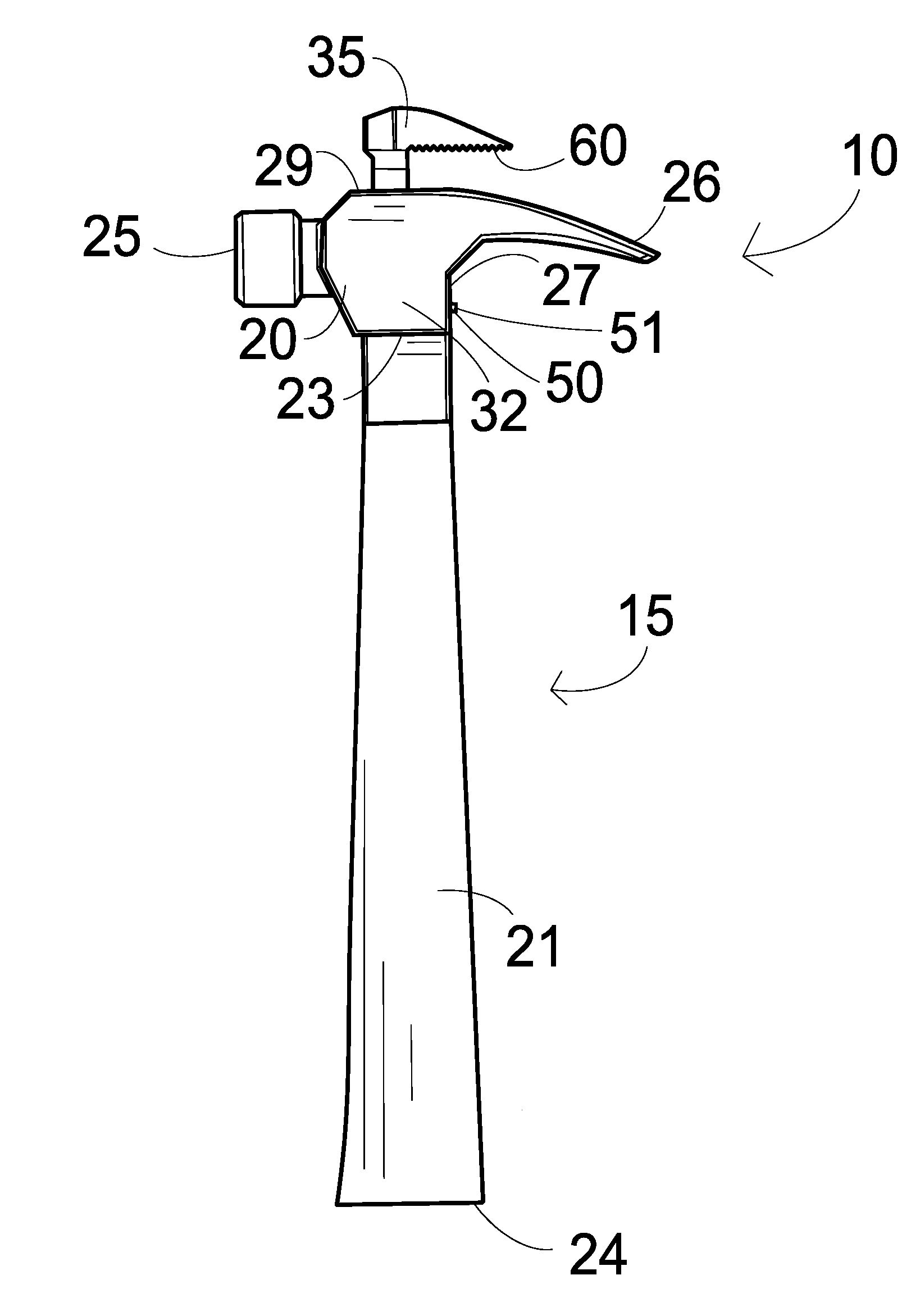 Multiple-tooled hammer