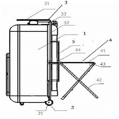 Multifunctional electric luggage case