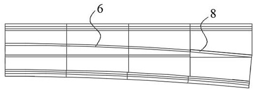 Side wall lifting translation type high-speed magnetic levitation turnout structure and control system thereof