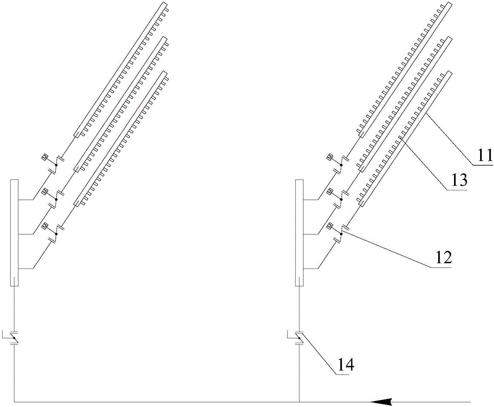 Biomass boiler system with three-gear mixed-air nozzles