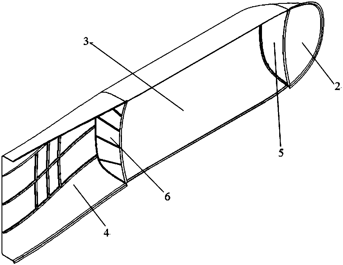 Segmented airborne radome