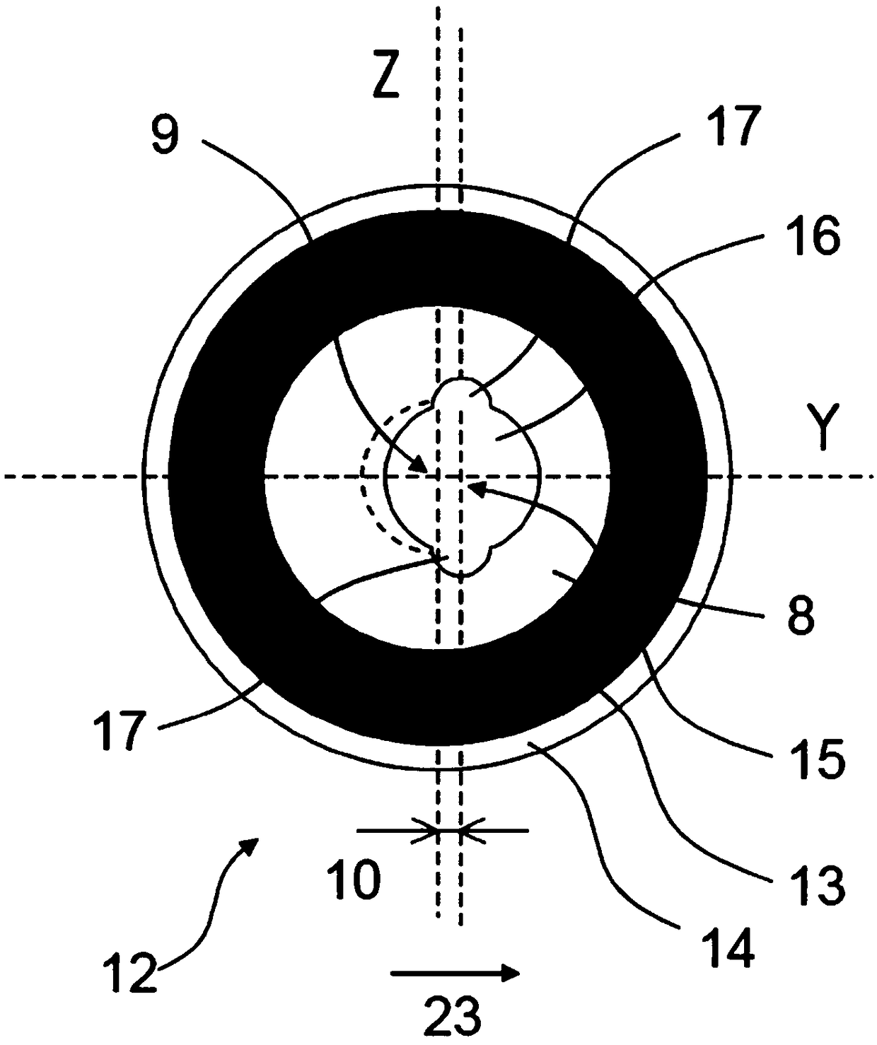 Suspension arm for vehicle wheel suspension unit