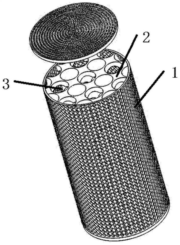 Modular thermal chemical reaction catalyst and manufacturing method thereof