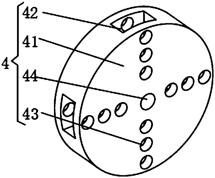 Printing device for fur production