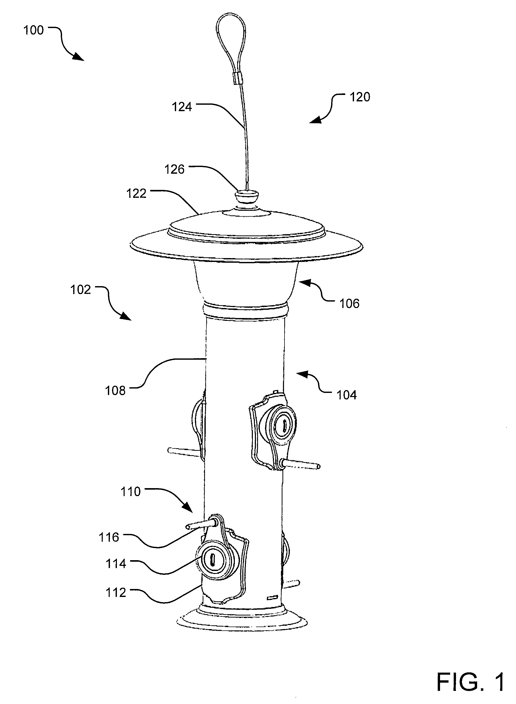 Bird feeder with rotating perch