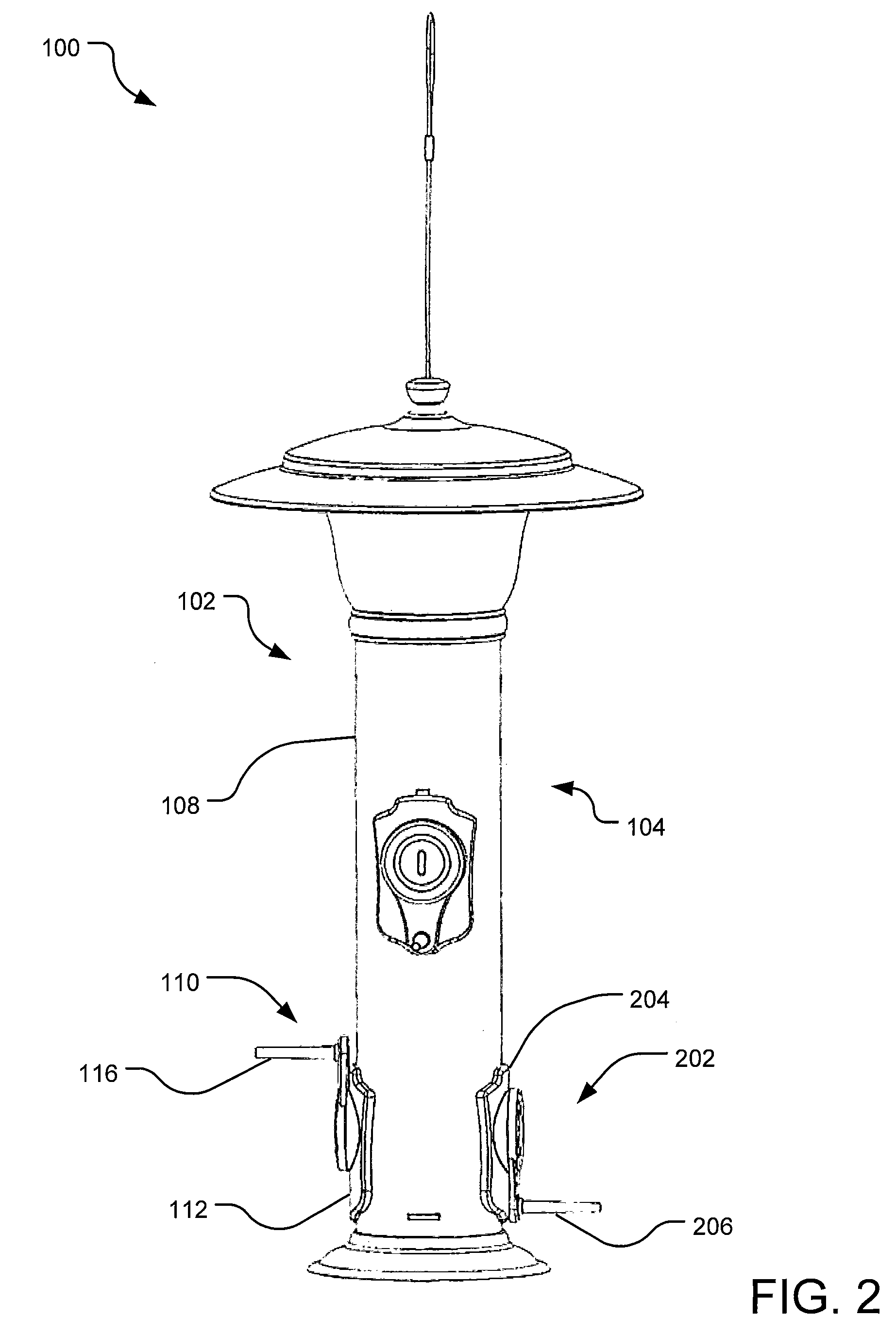 Bird feeder with rotating perch