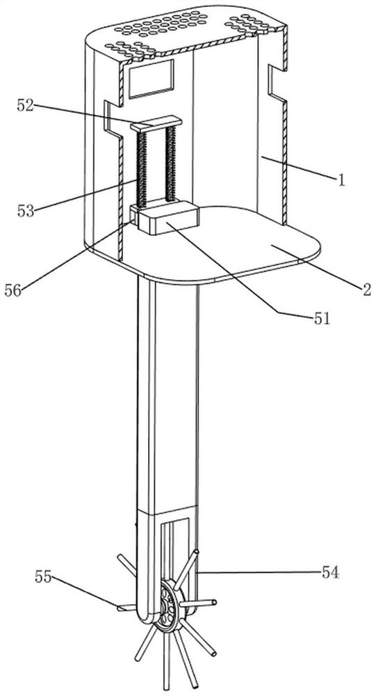 Greenhouse internal environment monitoring device for dragon fruit planting