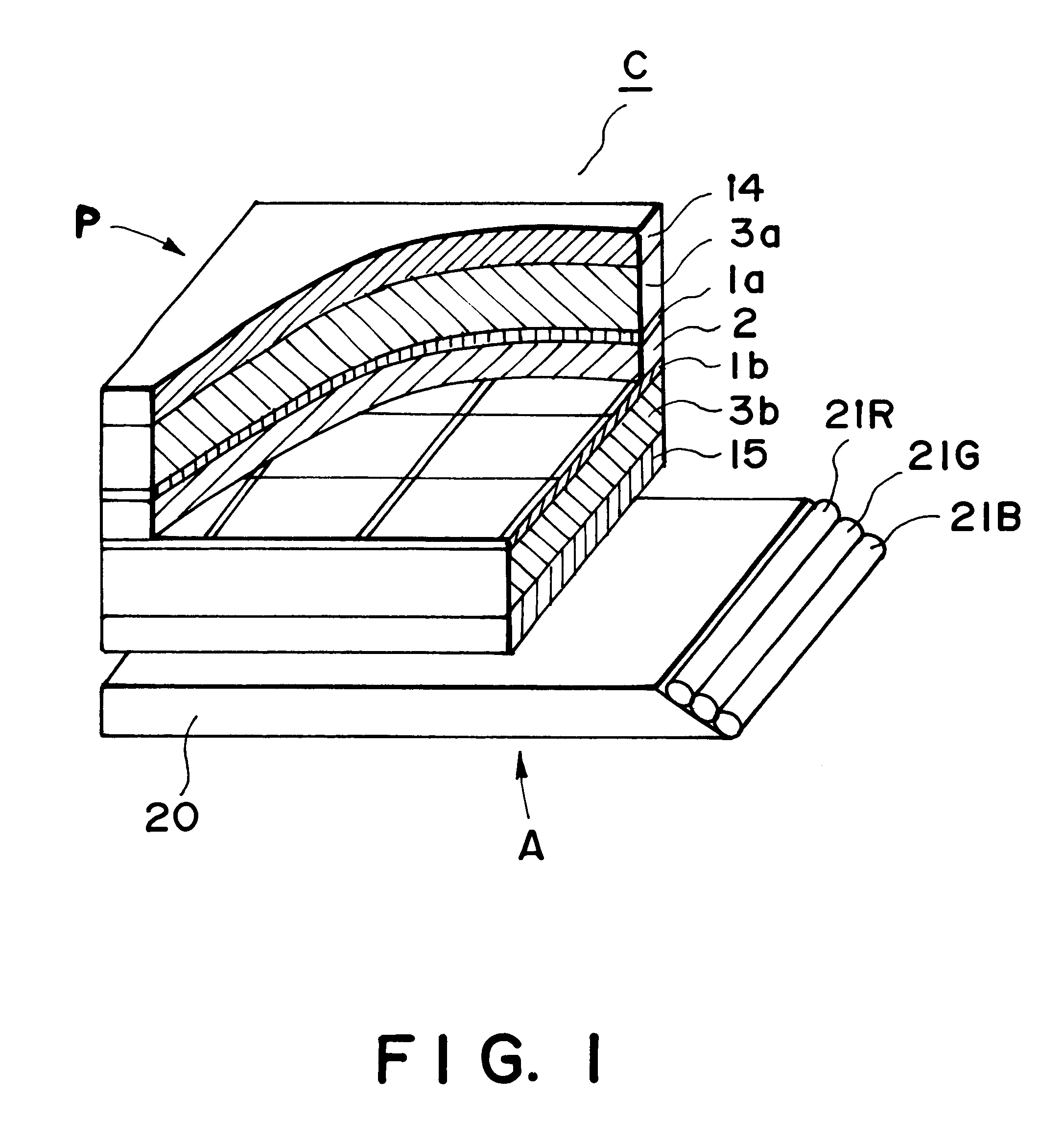 Display apparatus having a full-color display