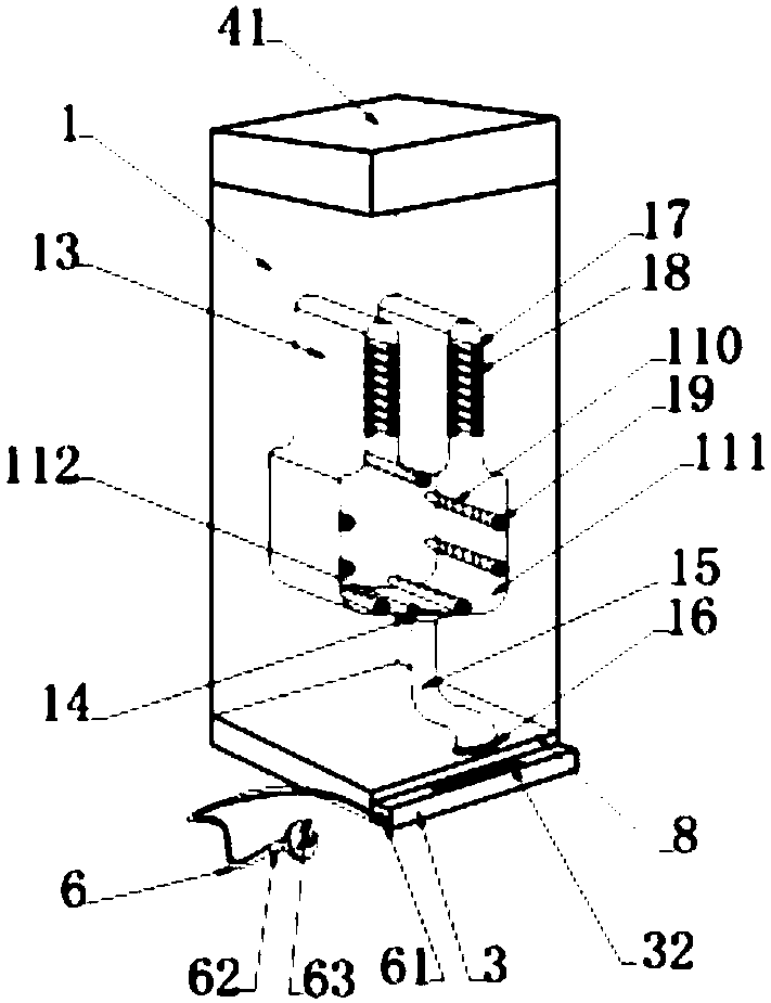 Preoperative disinfecting device for operating room medical workers