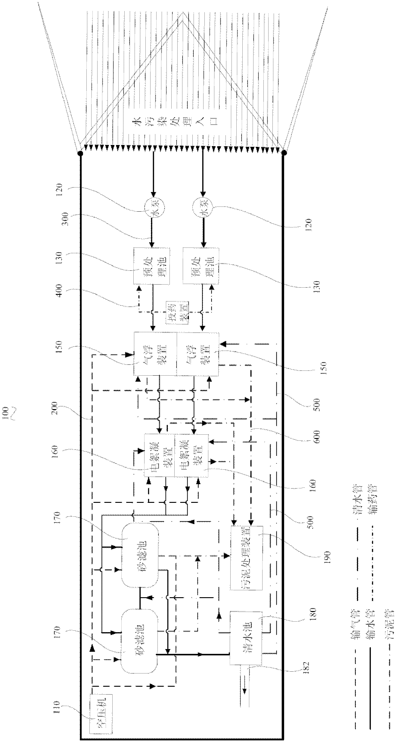 Shipborne water area purifying system and water area purifying method