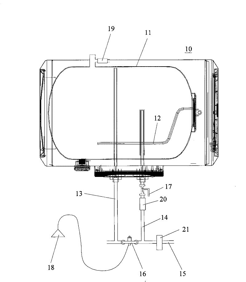 Water heater with lower inner liner pressure