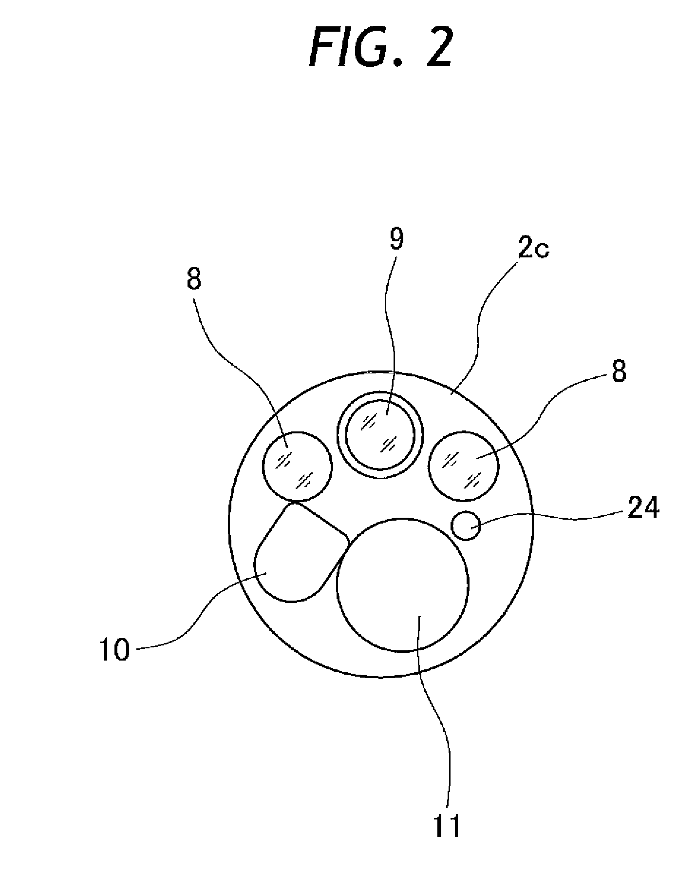 Endoscopic fluid feed system