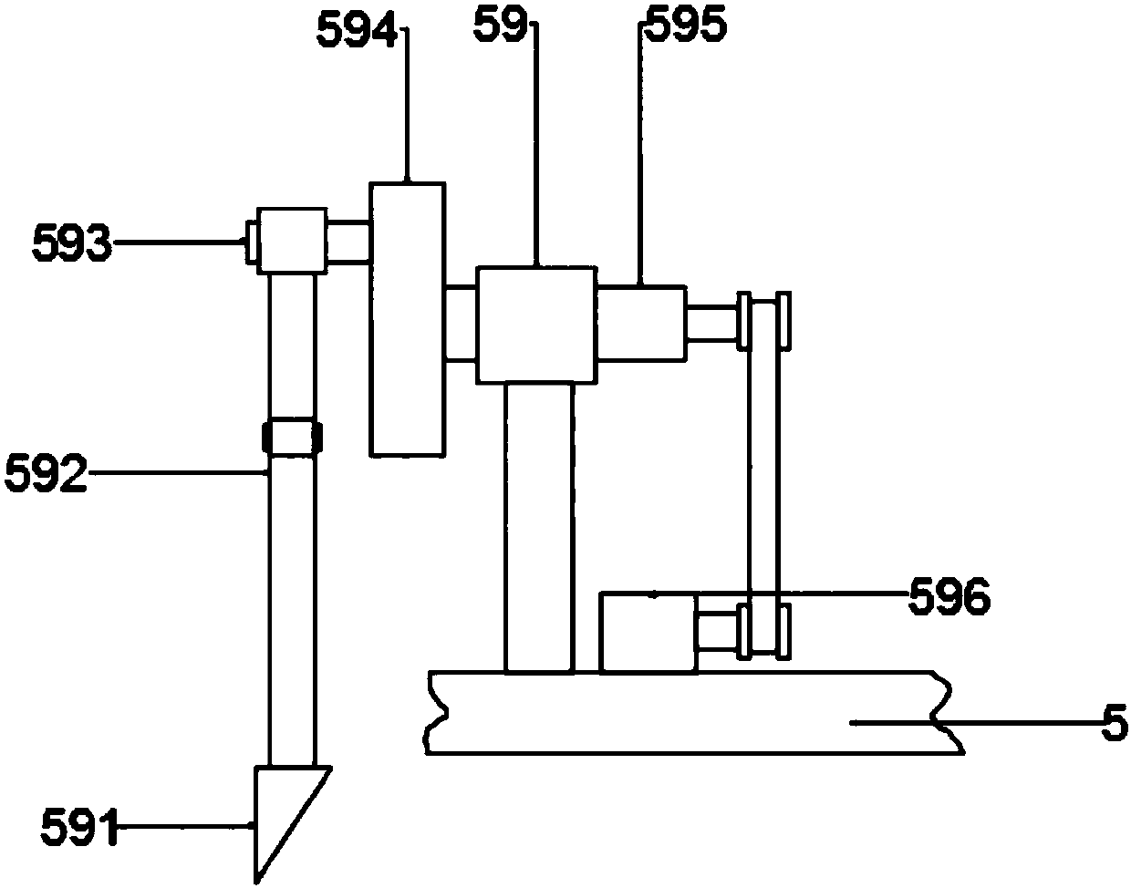 Granulating and screening machine for feed production