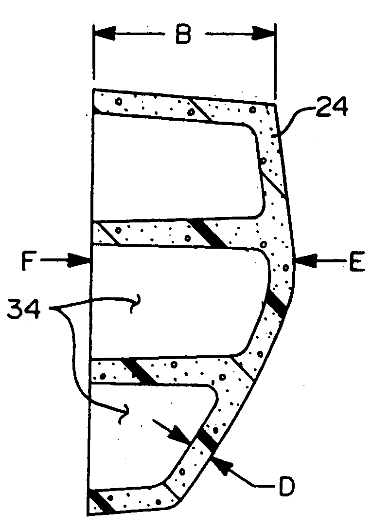 Molded foam vehicle energy absorbing device and method of manufacture